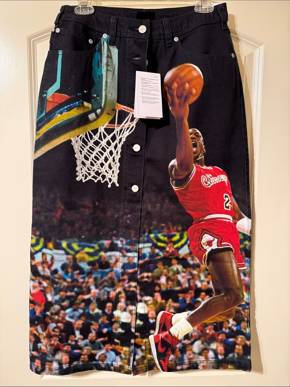 VINTAGE AIR JORDAN DENIM SKIRT SZ SM